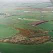 Oblique aerial view of the landscape around Newhills, looking SE.