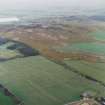 Oblique aerial view centred on the ploughed down field boundaries between Brimmond Hill and Dykeside, taken from the ESE.