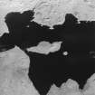 Oblique aerial view of Loch Cliad centred on a two crannogs, taken from the W.