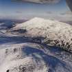 General oblique aerial view of Schiehallion, taken from the SE.