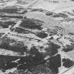 Oblique aerial view of Sheriff Muir centred on the remains of the Atlantic Wall, depot and tramway, taken from the ESE.
