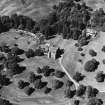 Monzie Castle, oblique aerial view, taken from the SE.