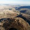 General oblique aerial view looking down Glendevon, taken from the WSW.