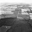 Aerial view, Roman road, Gask Ridge