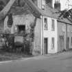 View of houses on Kirk Street, Dunblane, from north west.