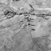 Glen Fender, oblique aerial view, taken from the SSW, centred on the remains of a township.