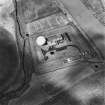 Balado Bridge Radio Station and Airfield, oblique aerial view, taken from the ESE, centred on the radio station.