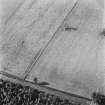 Moss Side, oblique aerial view, taken from the SE, centred on the cropmarks of a Roman Watch Tower.