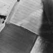 Oblique aerial view of Mains of Duncrub centred on the cropmarks of a settlement, taken from the NE.