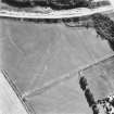 Huntingtower Castle.
General aerial view showing cropmarks.