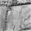 Luncarty, oblique aerial view, taken from the SSE, centred on the cropmarks of a settlement, an enclosure and linear cropmarks.