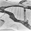 Oblique aerial view centred on the site of the Roman Temporary Camps with fort adjacent, taken from the SE.