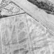 Oblique aerial view centred on the cropmarks of the possible mortuary enclosure, taken from the NNE.
