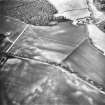 Oblique aerial view centred on soilmarks of the cursus.