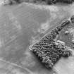 Kinloch, oblique aerial view, taken from the NE, centred on the cropmarks of an unenclosed settlement and cultivation remains.