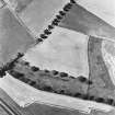 Glencarse, oblique aerial view, taken from the E, centred on the cropmarks of at least four souterrains.