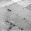 Oblique aerial view of Balkeerie centred on the cropmarks of a possible mortuary enclosure, taken from the S.