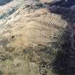 Oblique aerial view centred on the remains of the township, rig and head-dyke, taken from the SE.