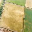 Oblique aerial view centred on the cropmarks of the possible barrow, taken from the NW.

