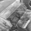 Oblique aerial view of cropmark complex, taken from the NW.