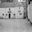 General view of the Black Bull Hotel, Churchgate, Moffat, from east.