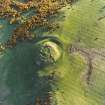 Aerial photograph of Howmoor Dun and cultivation remains.