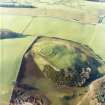 Oblique aerial view centred on the remains of the fort, taken from the SE.