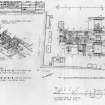 Aberdeen, Hall Russell Shipyard.
Copy of Slipway winch details, plan, general view and notes
d:'10 8 1989'
annotated 'sheet 2 of 8' 
See MS/744/11, DC 27279, 81-2