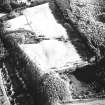 Kinneil Roman Fortlet, oblique aerial view, taken from the W.