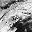 Snaip Hill, oblique aerial view, taken from the NW, centred on a settlement site.