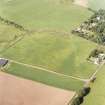 Carlops, Spittal, oblique aerial view, taken from the SSW, centred on the cropmarks of an annexe to the NE of the Roman Temporary Camp.