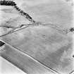 Carlops, Spittal, oblique aerial view, taken from the S, centred on the cropmarks of an annexe to the NE of the Roman Temporary Camp.