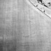 Oblique aerial view centred on the cropmarks of the settlement with fort adjacent, taken from the WSW.
