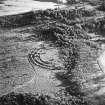 Oblique aerial view of Northshield Rings centred on the remains of a fort, taken from the W.