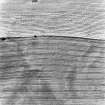 Dalachy Quarry, oblique aerial view, taken from the ENE, centred on the cropmarks of a souterrain and a possible unenclosed settlement.