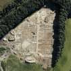 Elginhaugh, Roman fort, annexe and road: air photograph.