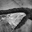 Elginhaugh, Roman fort, annexe and road: air photograph of excavations.