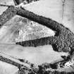 Elginhaugh, Roman fort, annexe and road: air photograph of excavations.