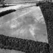 Elginhaugh, Roman fort and road: air photograph of cropmarks.