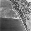 Pardivan, oblique aerial view, taken from the SSE, centred on the cropmark of an enclosure.