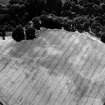 Carrington Barns, enclosure and cropmarks: oblique air photograph
