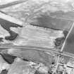 Monktonhall Golf Course, enclosure and East Field, Inveresk, pit-alignment: oblique air photograph