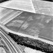 East Field, Inveresk, oblique aerial view, taken from the NW, centred on a series of cropmarks.