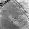 Brunstane, oblique aerial view, taken from the N, centred on cropmarks, possibly of coal pits.