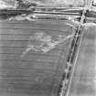 Mucklets Road, coal pit: oblique aerial view, taken from the SSW, centred on cropmarks including a linear cropmark.