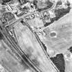 Monktonhall Golf Course, enclosure: oblique air photograph