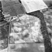 East Field, Inveresk: oblique air photograph of pit-alignment, enclosure, cropmarks and cultivation  remains