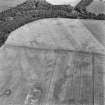 Eastfield, Inveresk: oblique air photograph of enclosure and pit-alignment