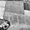 Howe Mire, settlement and cropmarks and Barbachlaw, enclosure, cultivation remains and cropmarks: oblique air photograph