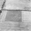 Oblique aerial view of Fala Mill centred on the site of a Roman temporary camp, taken from the SW.